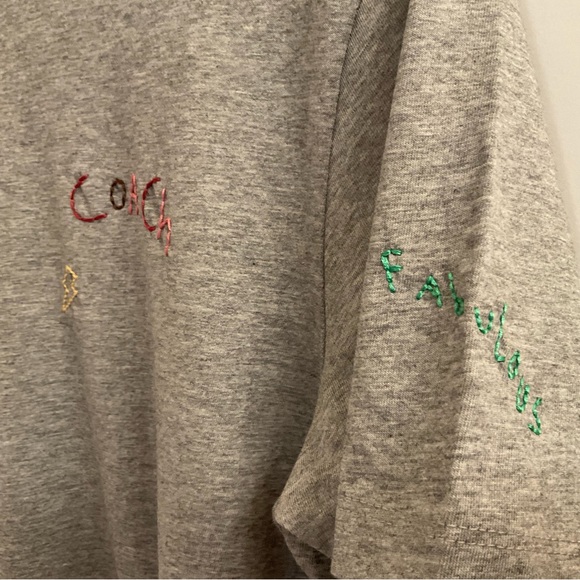 Coach Diary T-Shirt - NWT - Men’s Size Small - Heather Grey - Picture 6 of 12